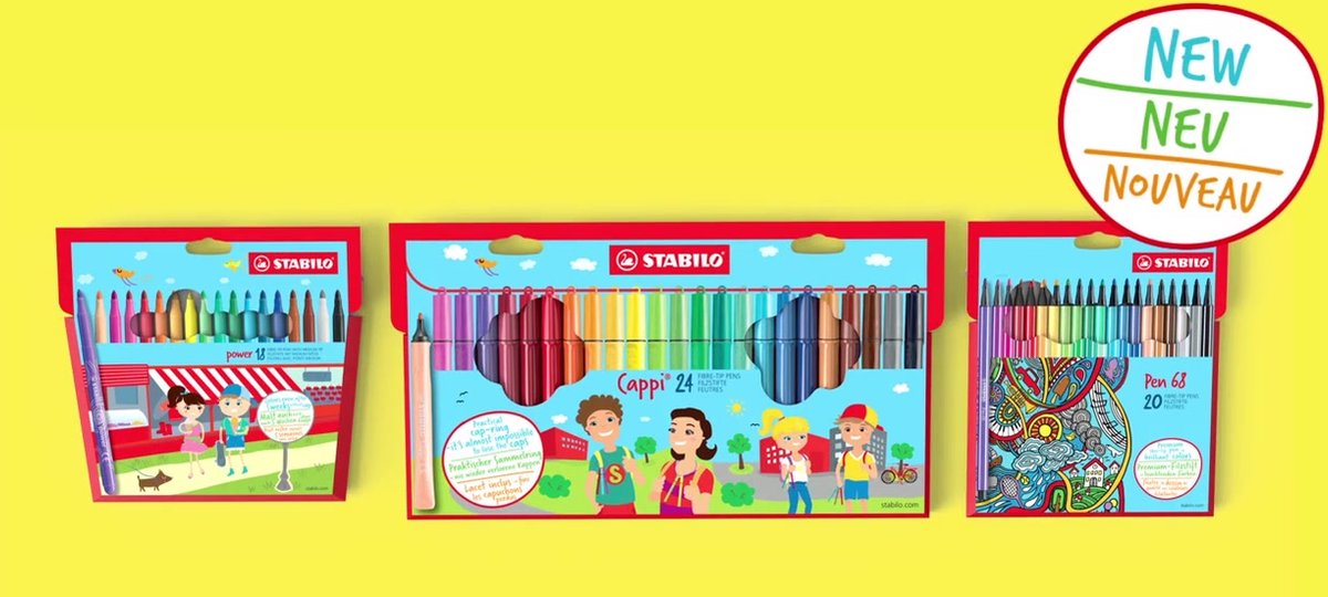 STABILO Power 30-delige Viltstiftenset