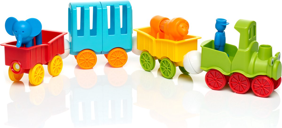 SmartMax Eerste Dieren Trein - Magnetisch Speelgoed