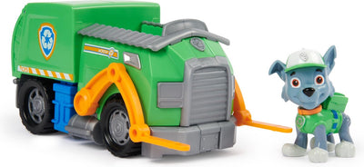 PAW Patrol Rocky's Recycleerwagen met Verzamelbare Figuur