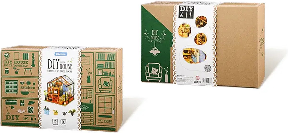 Robotime Maquette Huis van Cathy met Licht - Decoratie