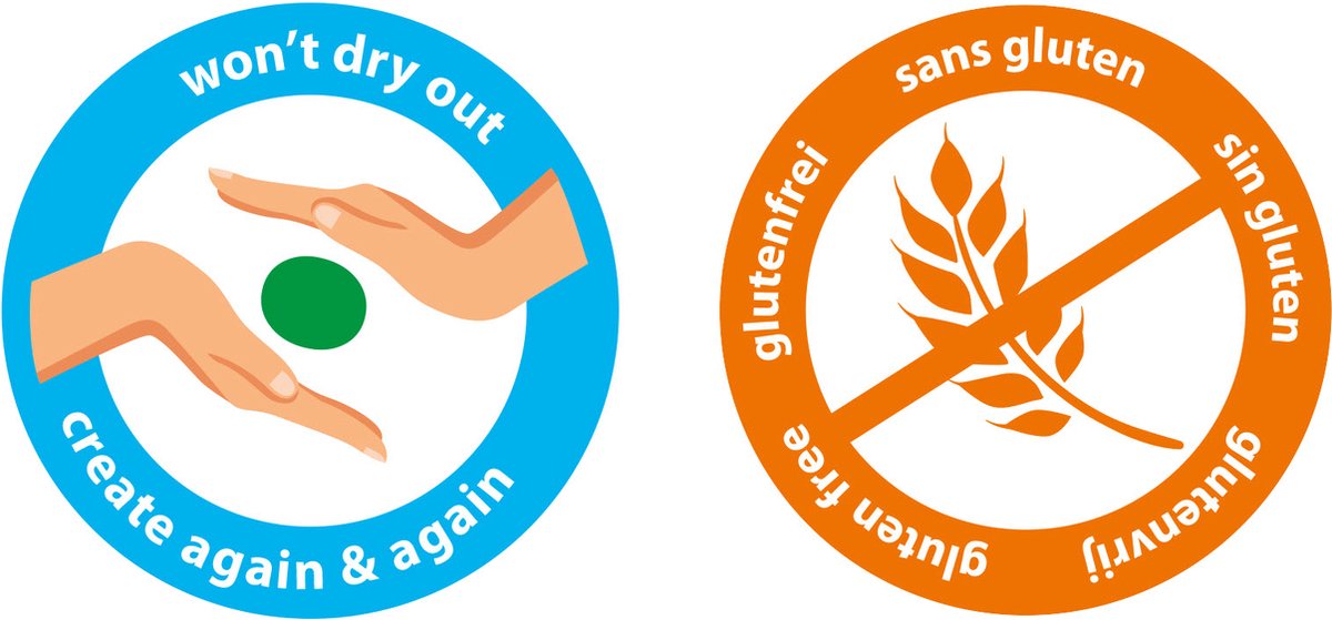 SES Creative Klei Infinity - 12 Kleurenpakket (180g)