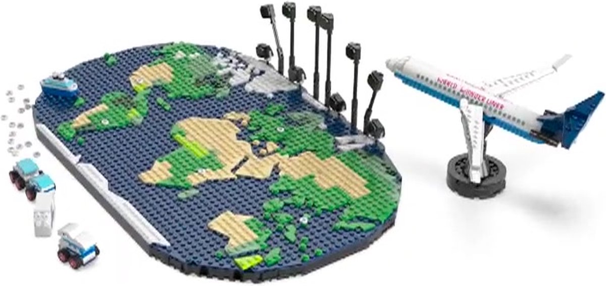 LEGO Holiday Memories Wereldkaart Bouwset - 41838