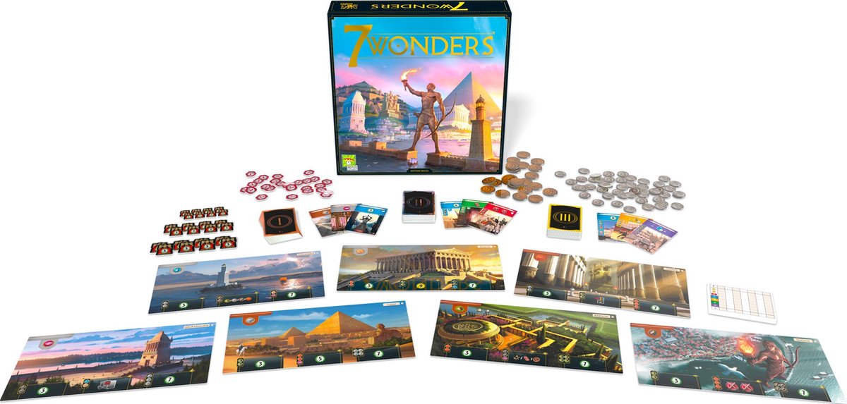 Repos Production 7 Wonders Nieuwe Editie Bordspel