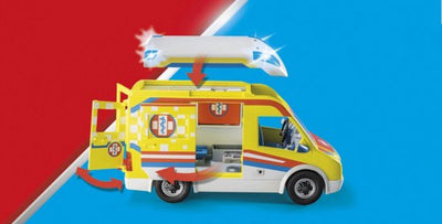 PLAYMOBIL City Life Ambulance met Licht & Geluid