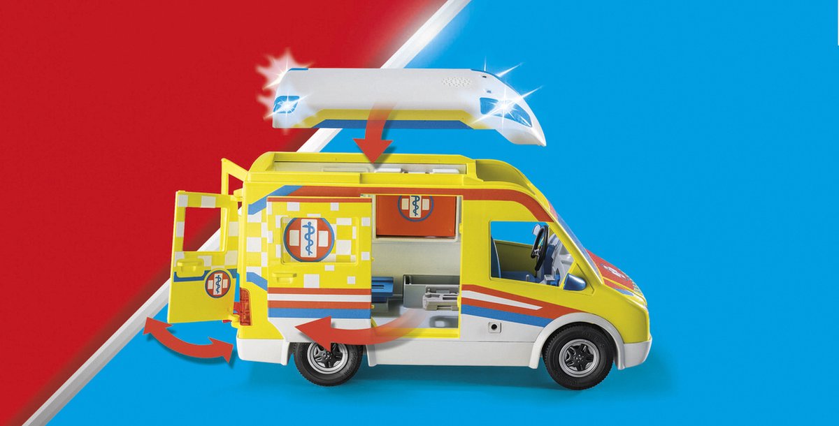 PLAYMOBIL City Life Ambulance met Licht & Geluid