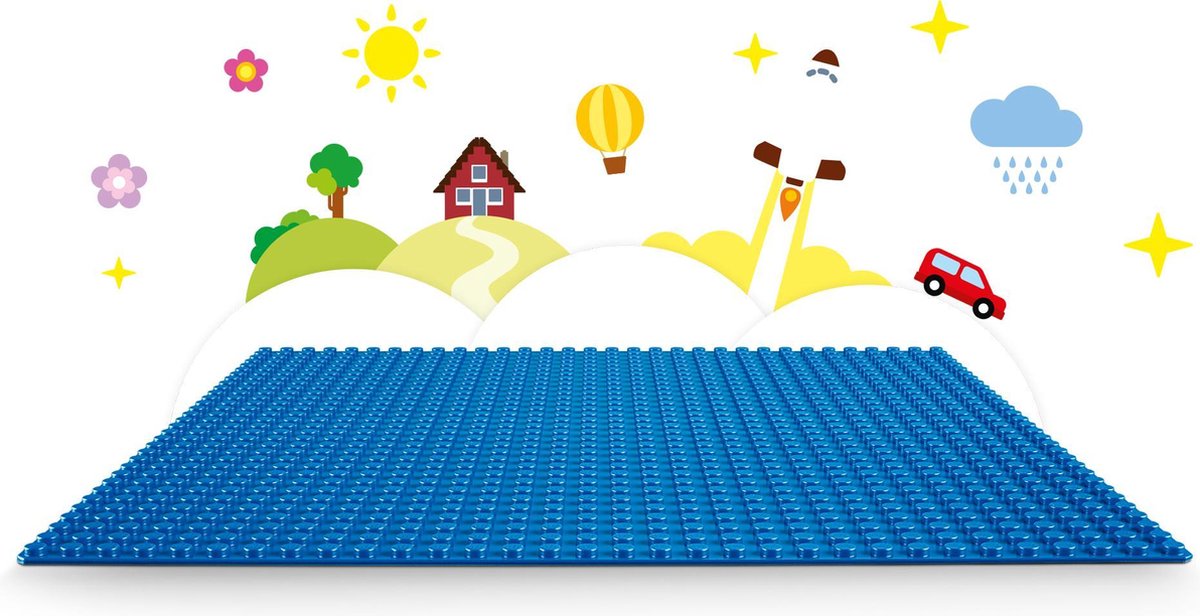 LEGO Classic Blauwe Bouwplaat 32x32 - 11025