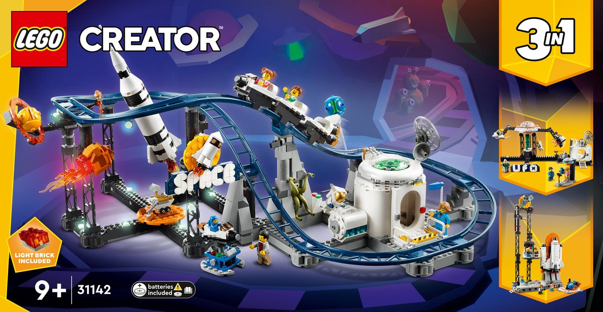 LEGO Creator 3-in-1 Ruimteachtbaan - 31142