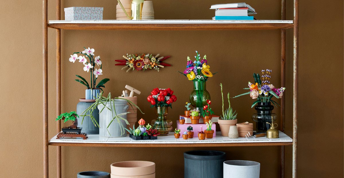 LEGO Icons Bloemenboeket Rozenbouwset - 10328