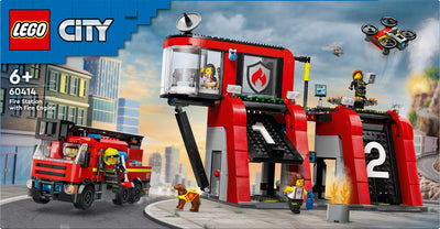 LEGO City Brandweerkazerne en Brandweerwagen - 60414