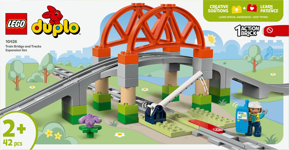 LEGO DUPLO Stad Brug- en Spoorweguitbreidingsset - 10426