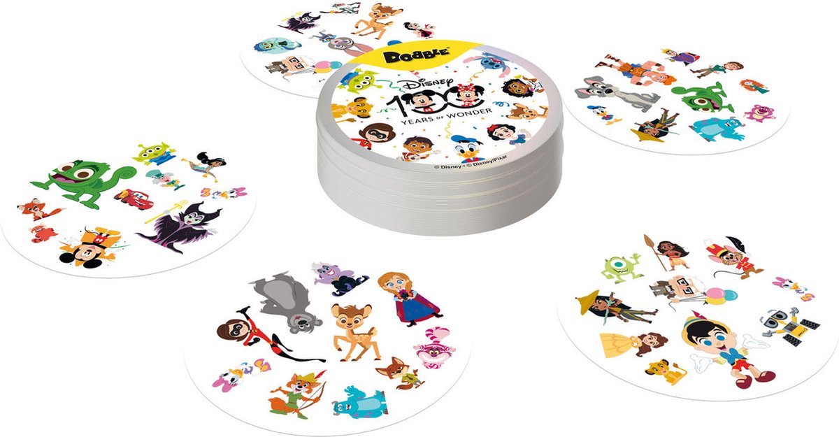 Zygomatic Dobble Disney 100 Jaar Wonder Kaartspel