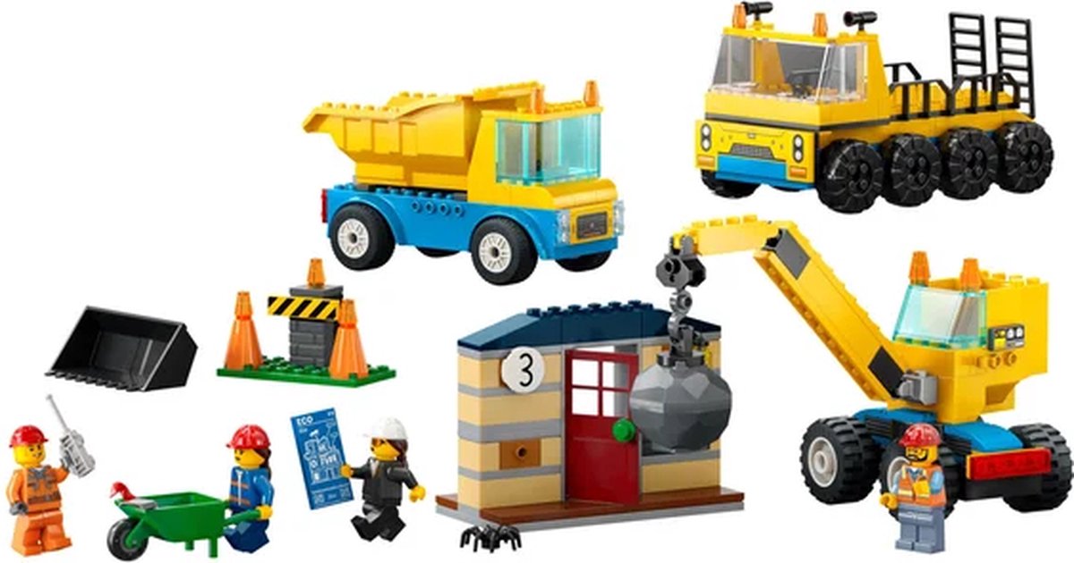 LEGO City Bouw- en Sloopvoertuigen Set - 60391