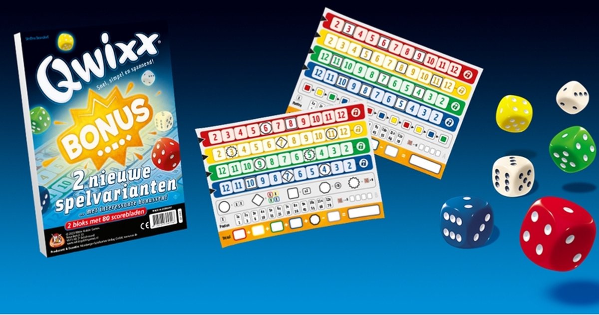 White Goblin Games Qwixx Bonus Uitbreiding