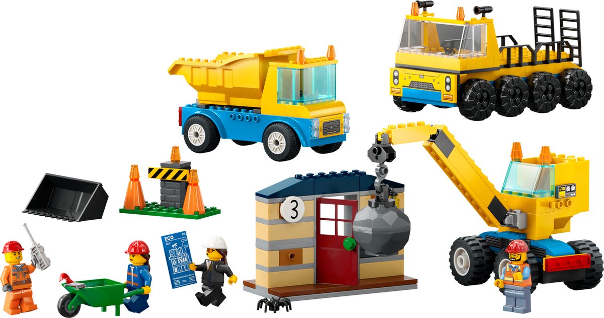 LEGO City Bouw- en Sloopvoertuigen Set - 60391
