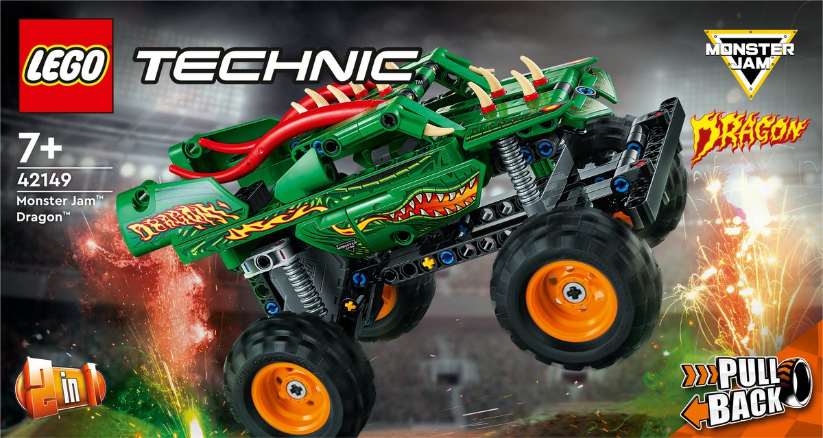 LEGO Technic Monster Jam Dragon - 42149