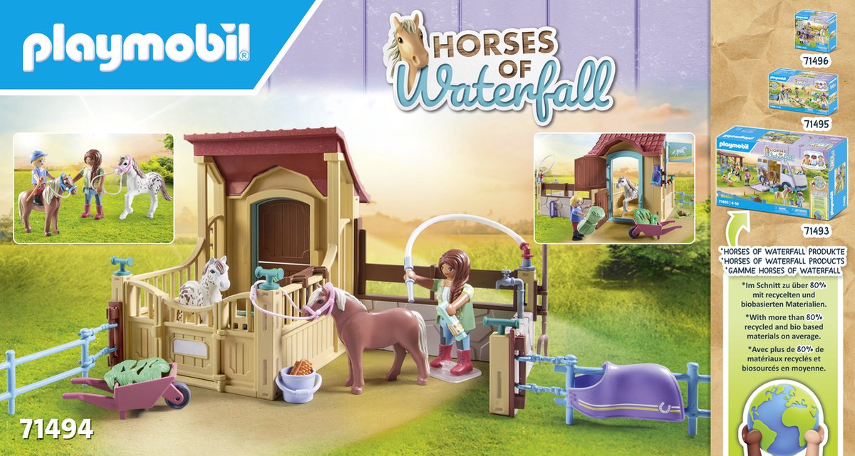 PLAYMOBIL Paardenmanege Cascade - 71494
