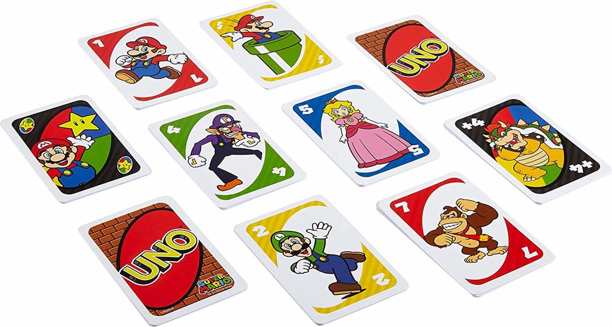 Mattel Games UNO Super Mario Bros Kaartspel
