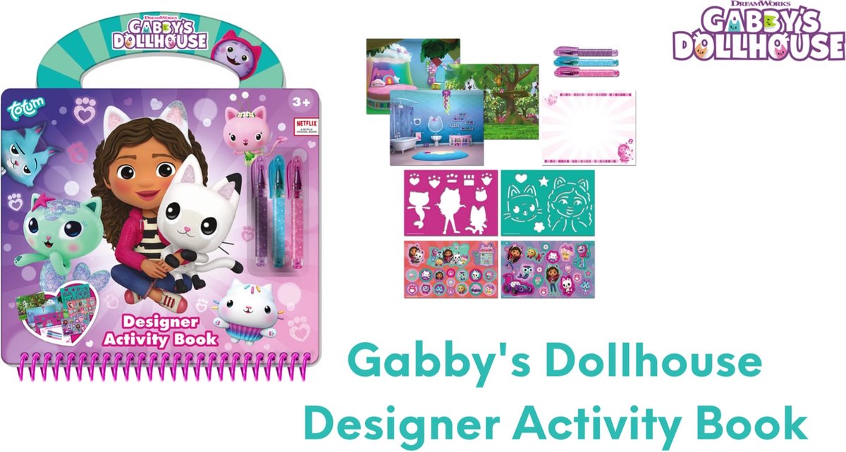 Totum Gabby's Poppenhuis Activiteitenboek met Stickers