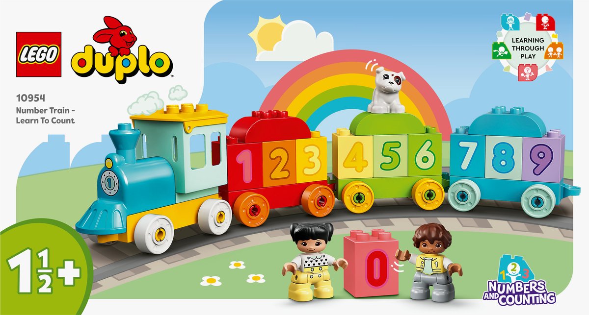 LEGO DUPLO Cijfer Trein met Speelblokken - 10954