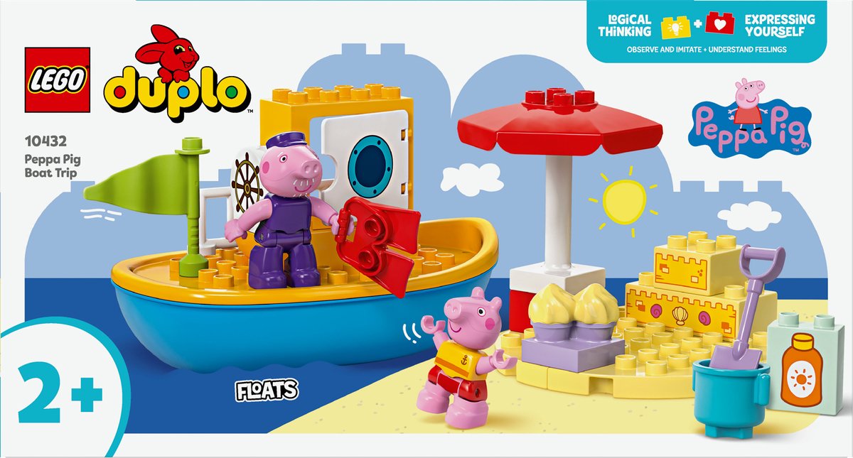 LEGO DUPLO Peppa Pig Avontuur op de Boot - 10432