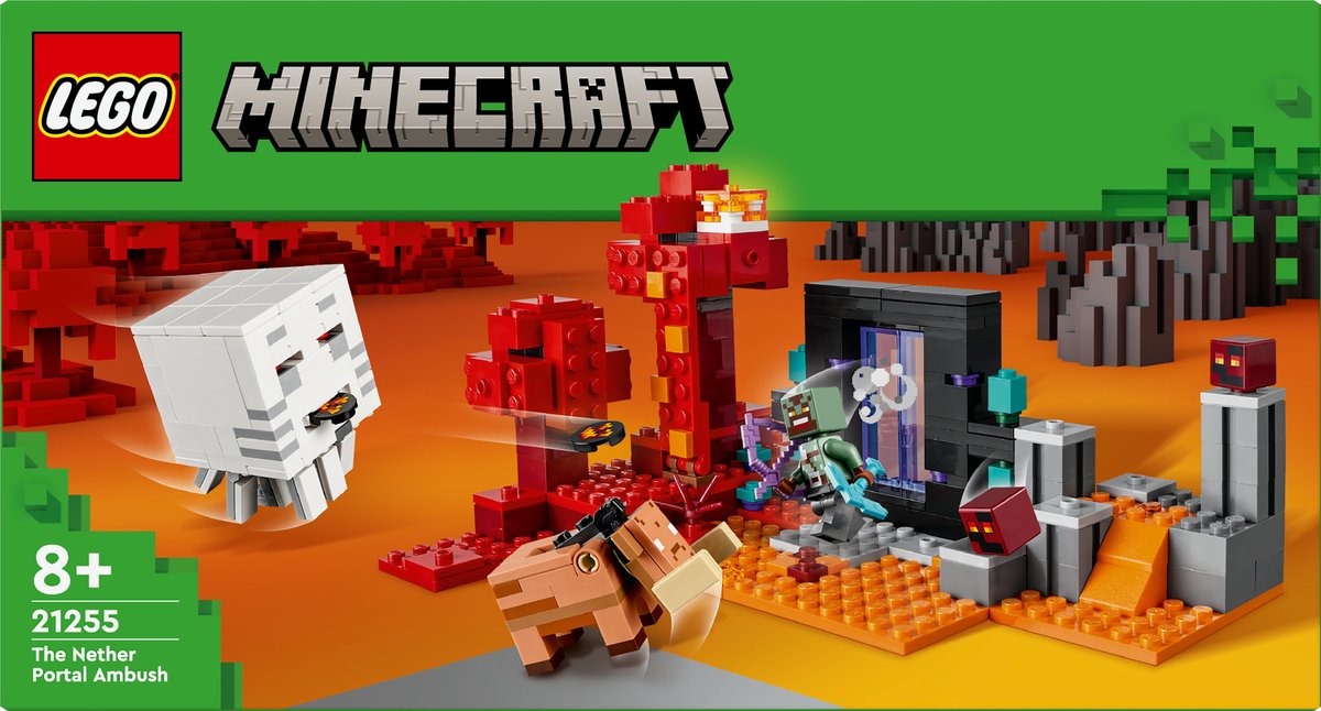 LEGO Minecraft Avontuur bij de Netherpoort - 21255