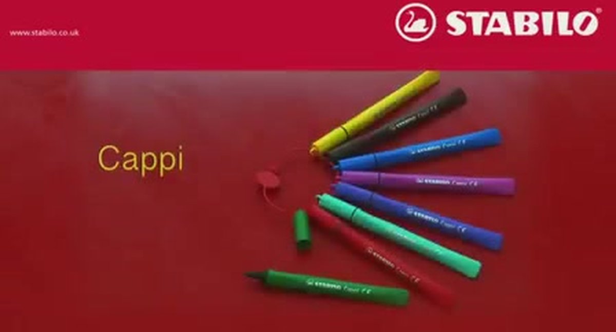STABILO Cappi Viltstiften Set - 24 Kleuren