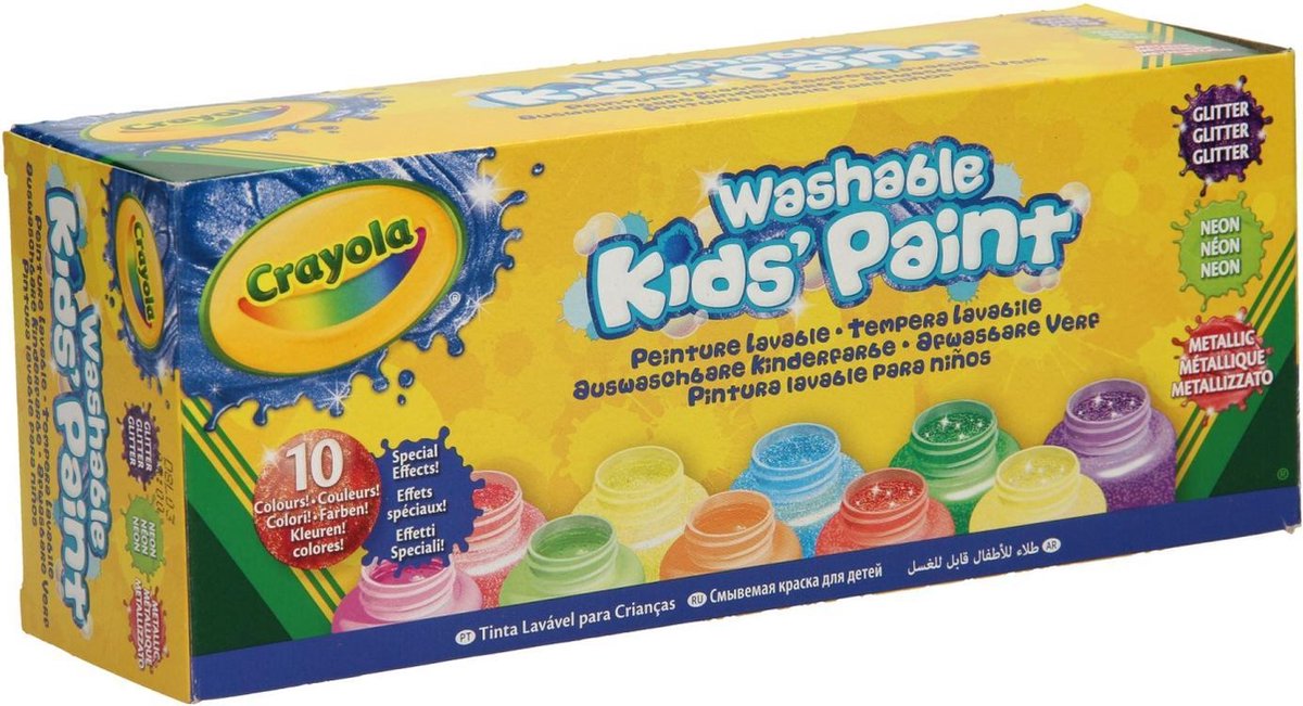 Crayola Speciale Verfset - 10 Kleurrijke Potjes