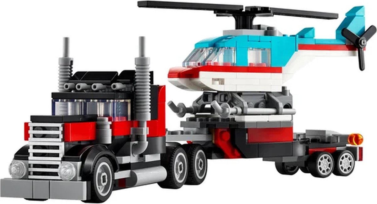 LEGO Creator 3in1 Vrachtwagen met Helikopter - 31146