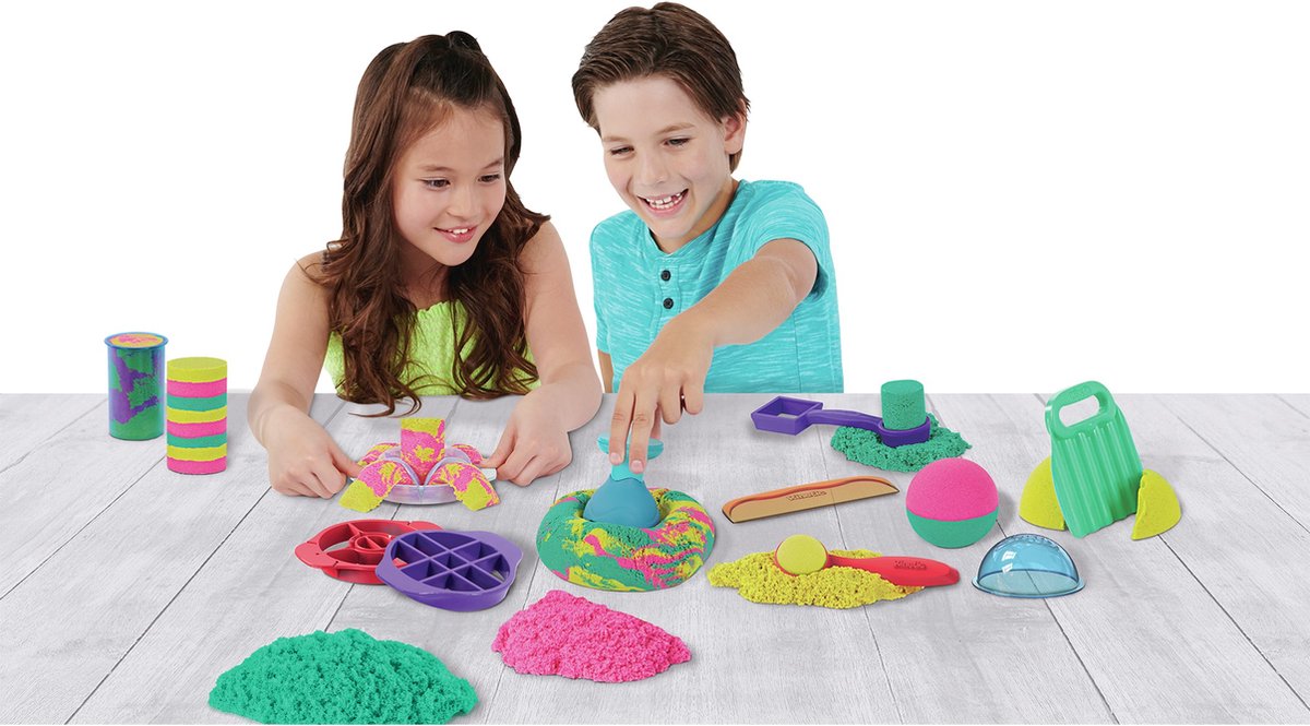 Kinetic Sand Ultieme Sandisfying Set met 907g Zand en 10 Tools