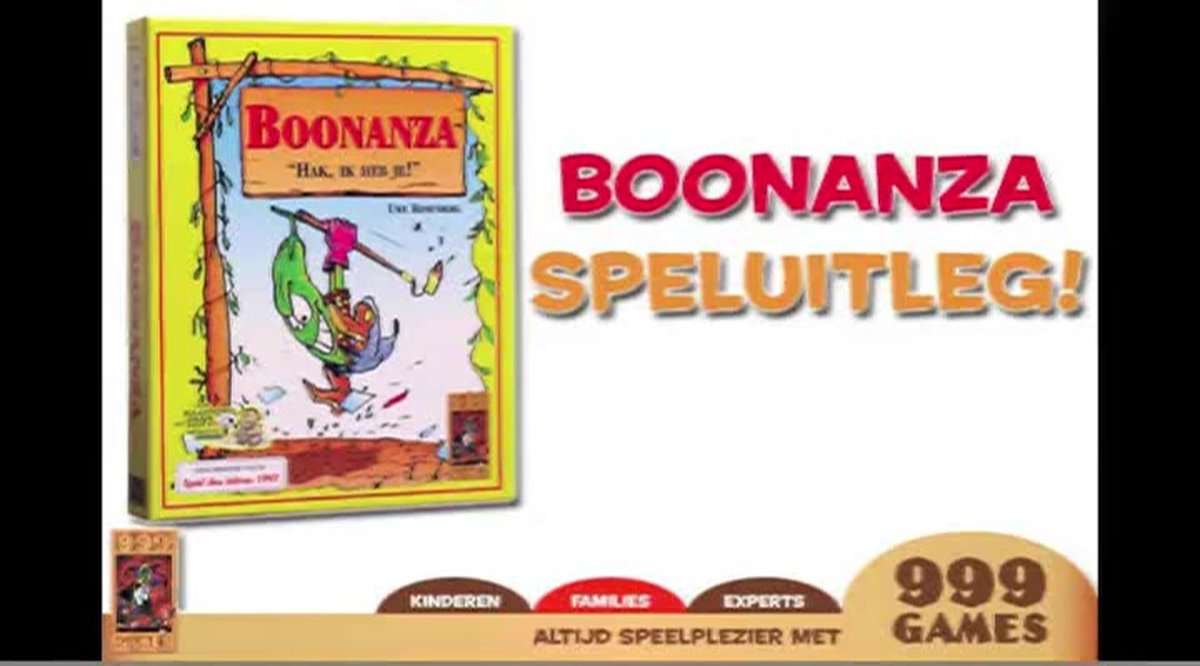 999 Games Bonanza Kaartspel voor de Hele Familie