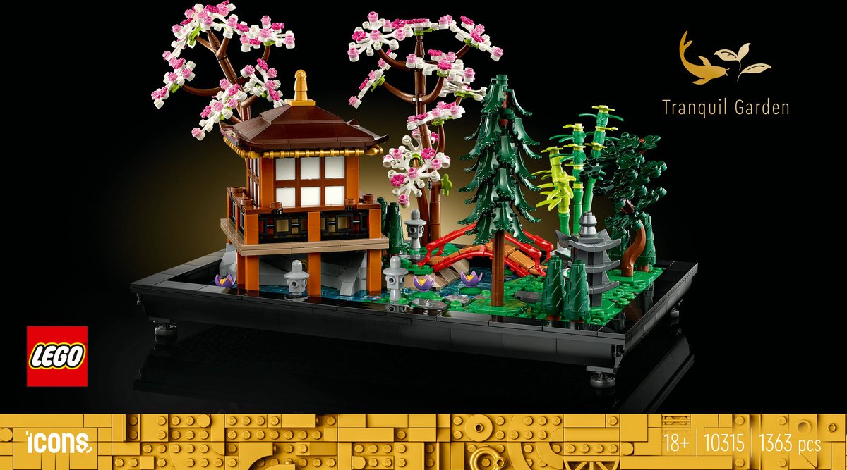 LEGO Icons Rustgevende Tuin - 10315