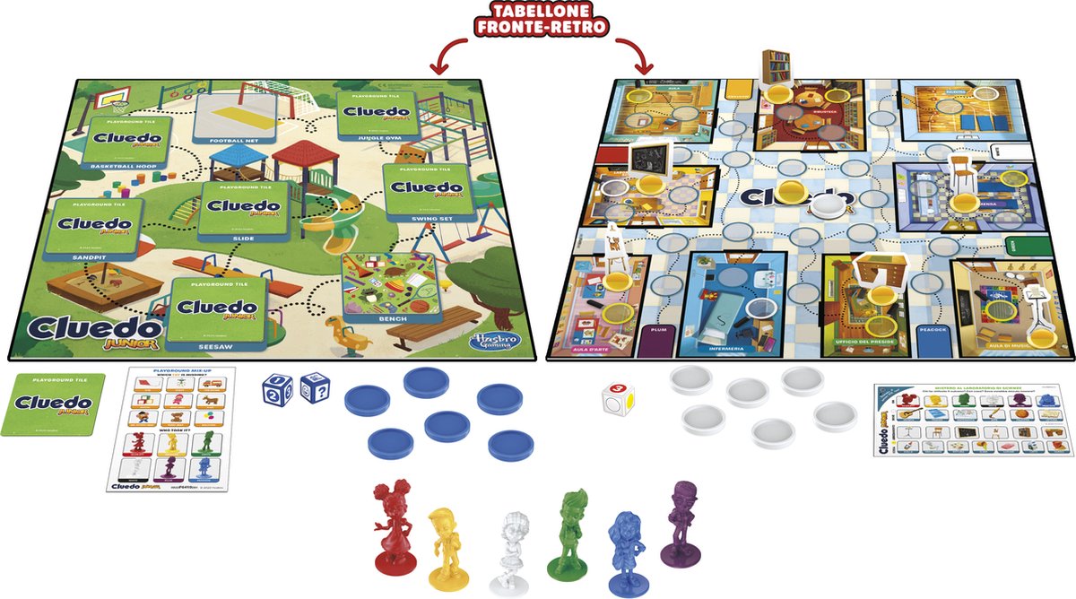 Hasbro Gaming Cluedo Junior - Spel van Deductie
