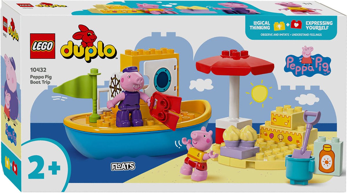 LEGO DUPLO Peppa Pig Avontuur op de Boot - 10432