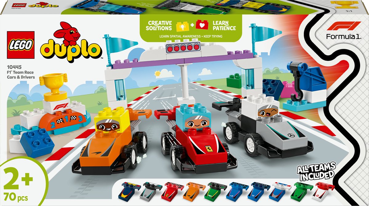 LEGO DUPLO City Raceauto's & Coureurs - 10445