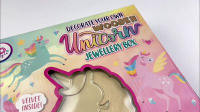 JOYA CREATIVE Unicorn Sieradendoosje DIY - Kindercraft Set