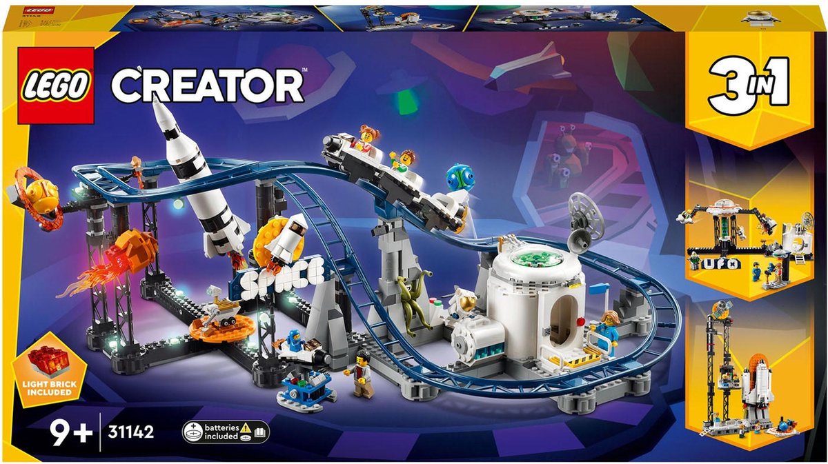 LEGO Creator 3-in-1 Ruimteachtbaan - 31142