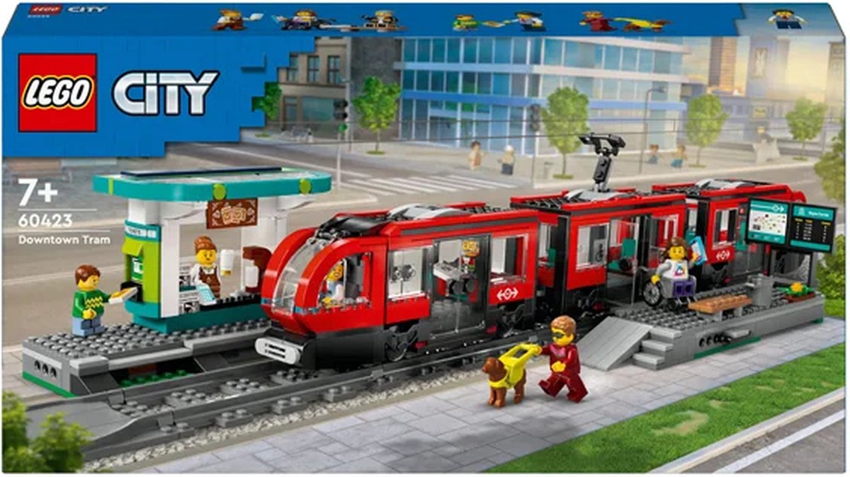 LEGO City Tram en Station - 60423
