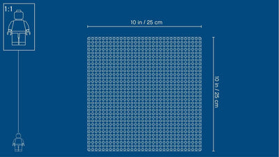 LEGO Classic Blauwe Bouwplaat 32x32 - 11025
