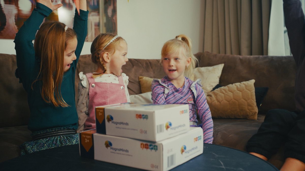 Magnaminds Magnetische Bouwblokken - 135 stuks Montessori Speelgoed