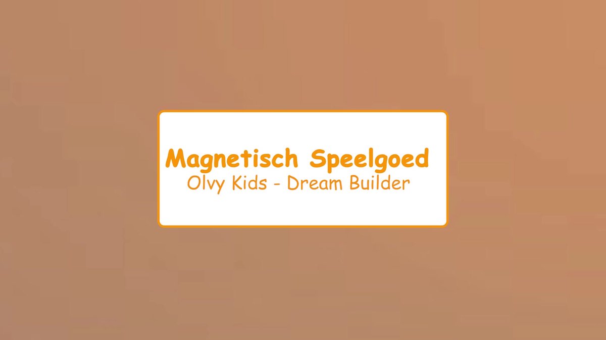 Olvy Magnetische Bouwstenen Set - 42-delig