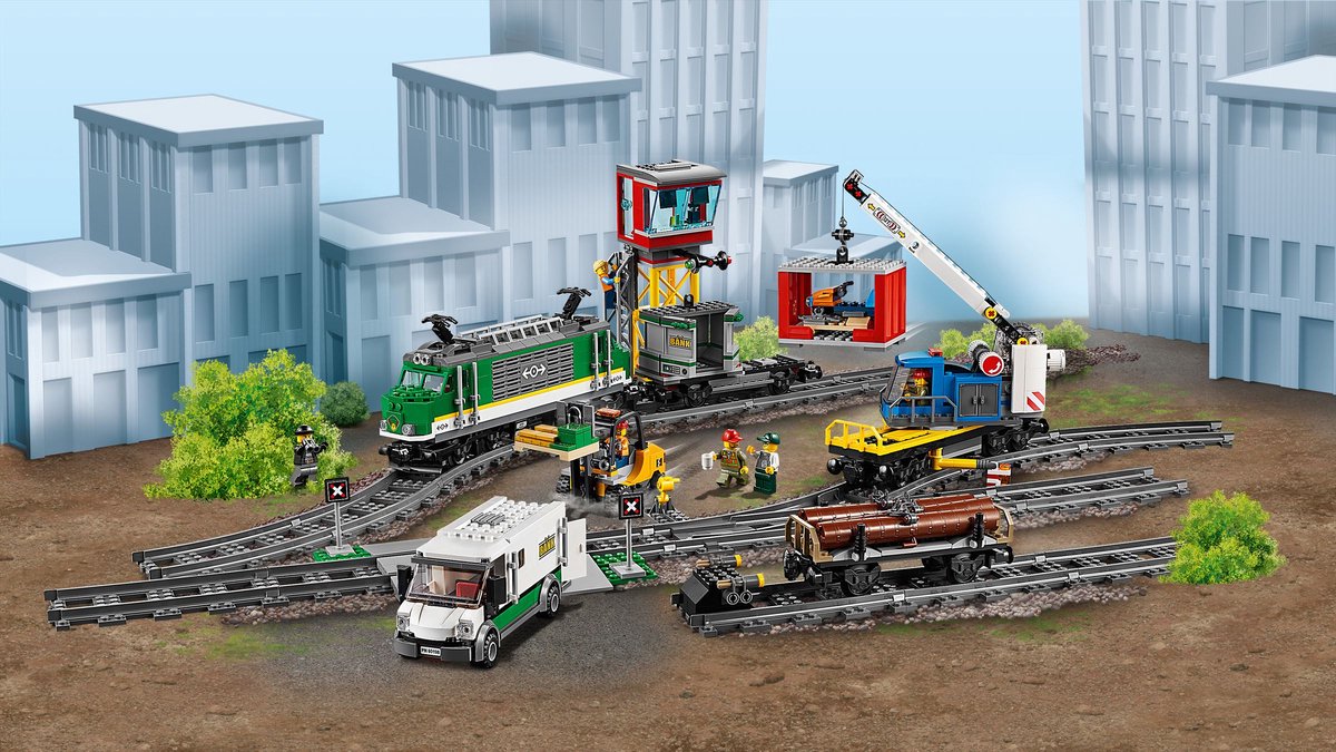 LEGO City Goederentrein met Afstandsbediening - 60198