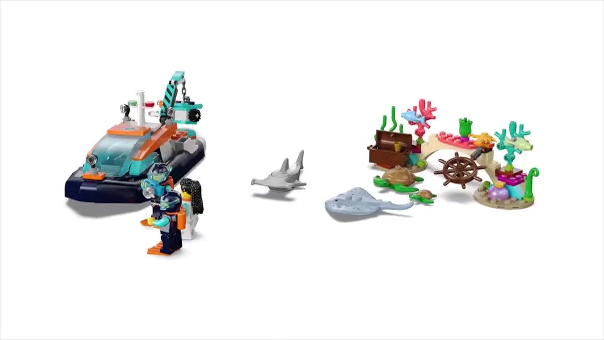 LEGO City Onderwater Avontuur met Onderzeeër - 60377