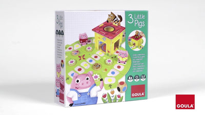 Goula 3 Kleine Biggetjes Houten Spel