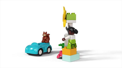 LEGO DUPLO Mijn Stad Windmolen en Elektrische Auto - 10985