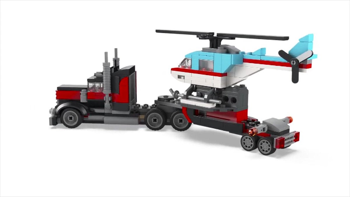 LEGO Creator 3in1 Vrachtwagen met Helikopter - 31146
