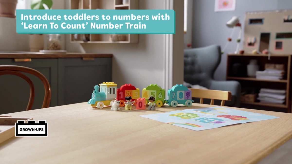 LEGO DUPLO Cijfer Trein met Speelblokken - 10954