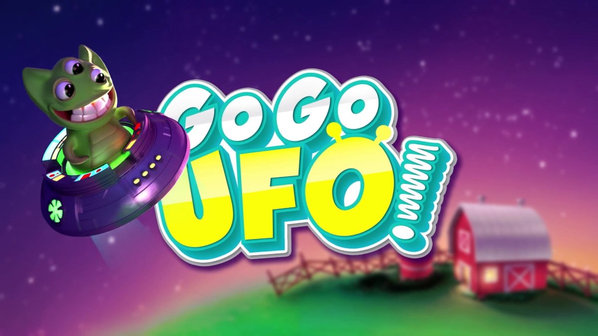 Goliath Go Go UFO Kinderspel - Vang de Boerderijdieren!