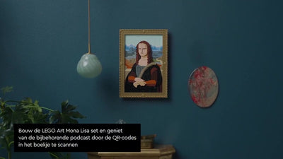 LEGO Art Mona Lisa - Iconisch Kunstwerk Bouwset - 31213