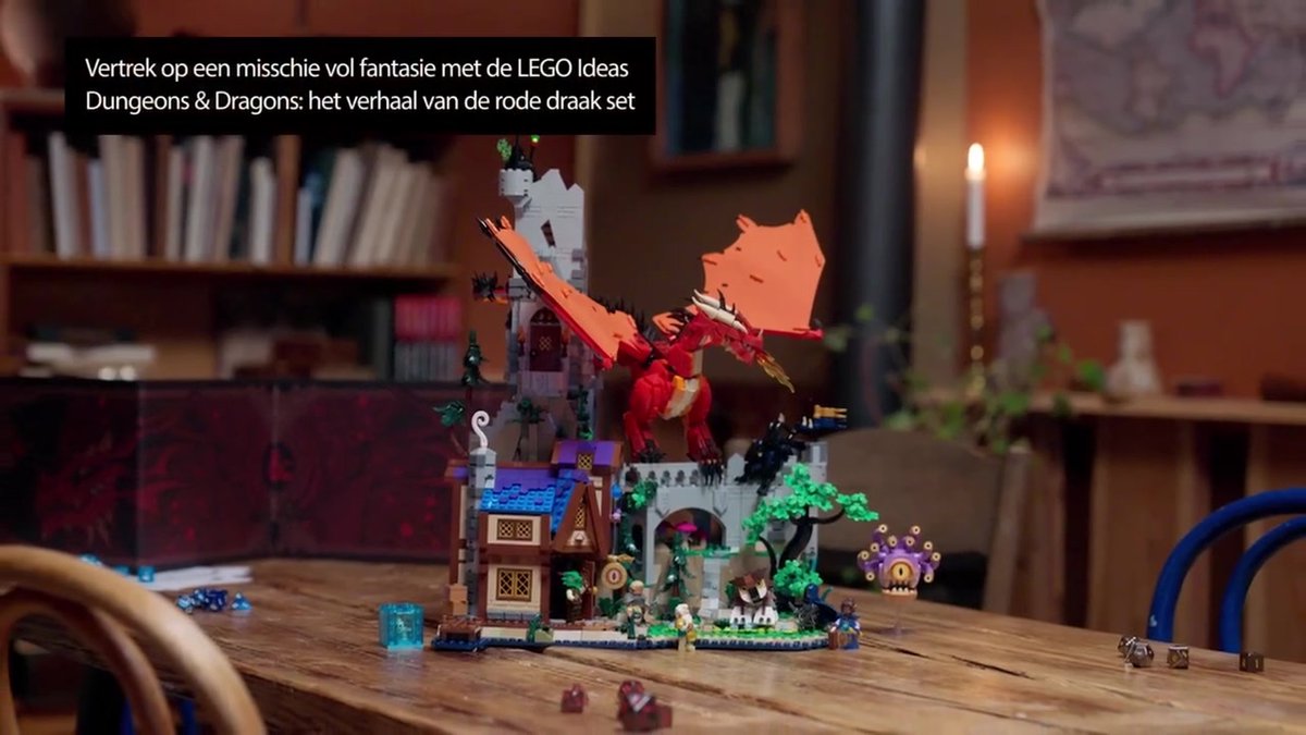LEGO Ideas Dungeons & Dragons Rode Draak Avontuur - 21348