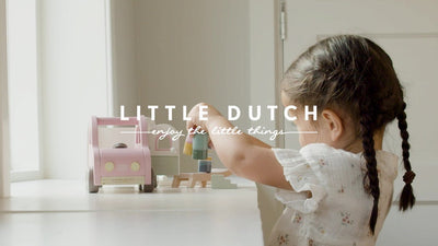 Little Dutch Speelgoedauto met Caravan - FSC Gecertificeerd